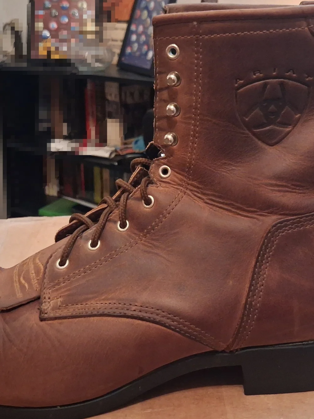 Ariat brand leather